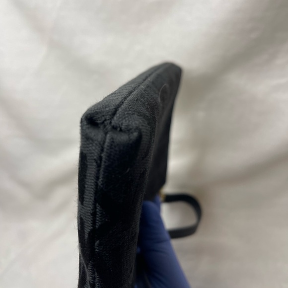 Michael Kors black canvas wristlet - Picture 5 of 9